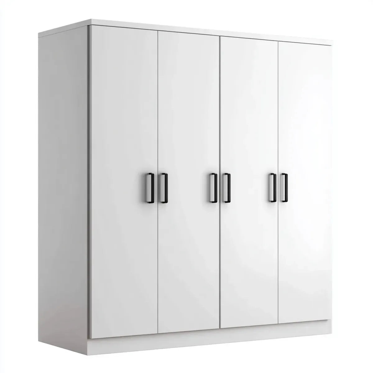 Szafa Białe drzwi 180 x 52 x 200 cm prostokątna płyta wiórowa